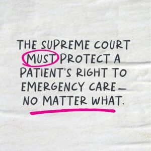 Alexis McGill Johnson Instagram - We will be LOUD in our calls for SCOTUS to protect emergency abortion care, — without political interference. Join us via my link in bio.