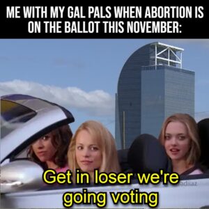 Alexis McGill Johnson Instagram - Voting for abortion is so fetch.
