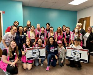 Alexis McGill Johnson Instagram - Democracy is only as strong as our ability to show up and be active and TODAY you have the power to keep democracy alive! Whether you’re in PA, KY, VA, or OH — make your plan to vote, and let’s elect lawmakers who will protect our reproductive freedom!
