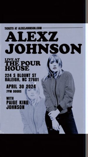 Alexz Johnson Instagram - Raleigh, NC, tonight!! @thepourhouse are their any tickets left!? Sharing the stage with @paigekingjohnson 🕊️ alexzjohnson.com/tickets 🕊️