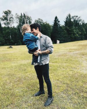 Alexz Johnson Instagram - We're so blessed to do life with you, as you carry us through these precious years of our lives. Happy Father's Day to our favorite person @oldstockgardens 💚