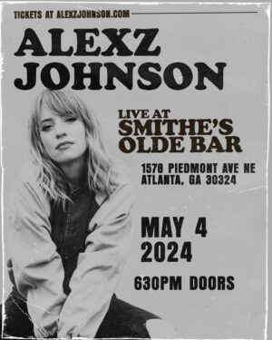 Alexz Johnson Instagram - ATLANTA! I'm coming back to @smithsoldebar and hoping to see you again, too! Tickets at alexzjohnson.com/tickets ✨ May the 4th be with you ✨

Tour starts this April 🇺🇸
4.24 New York, NY
4.25 Boston, MA
4.26 Boston, MA
4.28 Philadelphia, PA
4.29 Richmond, VA
4.30 Raleigh, NC
5.3 Orlando, FL
5.4 Atlanta, GA
5.6 Nashville, TN
5.7 Louisville, KY
5.8 Columbus, OH
5.9 Indianapolis, IN
5.10 Chicago, IL
5.12 Minneapolis, MN
5.13 Des Moines, IA
5.14 Kansas City, MO
5.15 Oklahoma City, OK
5.17 Austin, TX
5.20 Los Angeles, CA
5.21 Los Angeles, CA