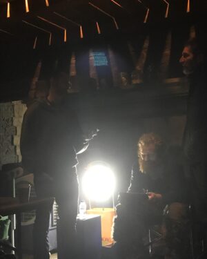 Alfie Allen Instagram - GoT photo dump. Loving a dump these days.

1. Fight prep for The Last of the Starks
2. General Theon make up notes 😜😂
3. Dan and Dave chatting next to @khivju !!!
4. The last read through!
5. Vandalism
6. Pilou (Euron Greyjoy) left this note for me on our first days shoot together. That evening was one for the books! What fun was had! #goodmemories
