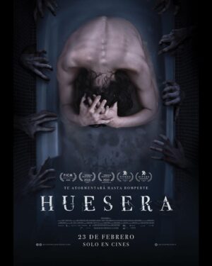Alfonso Dosal Instagram - ¡Finalmente #HUESERA en cines a partir del 23 de febrero! 🖤🦴🕷️🕸️
 @mgarzacervera @paulinaprimera @abiacastillo @edher_campos @nataliasolian_off