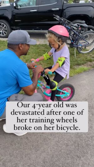 Alfonso Ribeiro Instagram - Ava learned to ride her bike without her training wheels. She asked me for a week to take them off but I was hesitant. Then one fell off and I had no choice. She was riding by herself in 2 minutes.