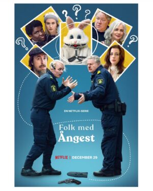 Alfred Svensson Instagram - ⁣Äntligen finns nu ”Folk med Ångest” på @netflixnordic 🙌⠀
En perfekt liten serie att avrunda året med, så in och kika! ⠀
Tack till alla fantastiska personer i teamet och ensembeln som gjorde detta möjligt. Inte minst världens bästa regissör @flxherngren och min fina polispappa @dan_ekborg ❤️