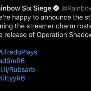 Alfredo Diaz Instagram - It's official! With the release of the next Siege season, Shadow Legacy, I will have my very own in-game charm (far left). To be recognized by a gaming franchise that I've loved since Black Arrow, words cannot describe what this means to me.