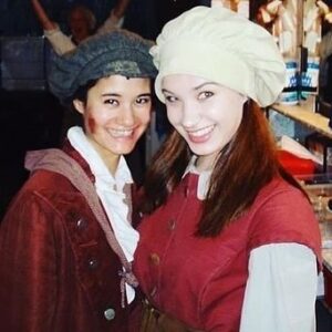 Ali Ewoldt Instagram - Happy 37th Broadway Anniversary, Les Miserables!! So very grateful to have been on the 3rd National Tour (Tiny Tim the Bullet Boy) and in the 1st Broadway Revival. Swipe through to see baby Ali (and @adamjacobsnyc) and even baby-er Ali (and @gewoldt ). I loved my time in this incredible show and had a blast revisiting some of the score yesterday with @hellothereimdev and his students!! 
#makemoneyinyoursleep
