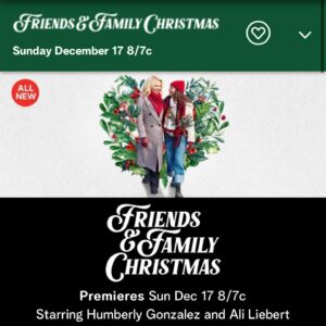 Ali Liebert Instagram - This is a special one 
💕🌈 💕 it was always a secret goal of mine to star in the first @hallmarkchannel Christmas movie featuring a female couple and I couldn't have been luckier to share the screen with the fantastic and adorable @humberly. 
Join us Sunday Dec 17th 8/7c won't you?
#FriendsandFamilyChristmas
#representationmatters #countdowntochristmas  @hallmarkchannel