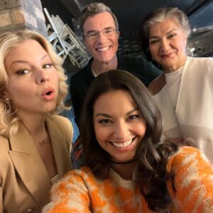 Ali Liebert Instagram - This is a special one 
💕🌈 💕 it was always a secret goal of mine to star in the first @hallmarkchannel Christmas movie featuring a female couple and I couldn't have been luckier to share the screen with the fantastic and adorable @humberly. 
Join us Sunday Dec 17th 8/7c won't you?
#FriendsandFamilyChristmas
#representationmatters #countdowntochristmas  @hallmarkchannel