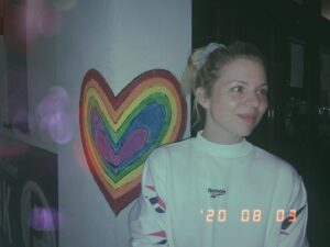 Ali Liebert Instagram - oh hi there!  I haven't posted in a hot second because I've been directing but...
HAPPY PRIDE beautiful humans #pride #queer