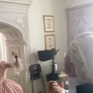 Alice Englert Instagram - DANGEROUS LIAISONS FINALE Im blown away i got to work with and adore this dangerous gorgeous DL team. I feel so lucky 💌💌💌💌💌💌💌💌 Got a few more piccies of nico, kosar cam and my ep 5 ponytail i feel i must share one day 💌 so much thanks to many many fantastic folks @dangerousliaisons @kosarali__ @nicholasdenton @leolonsdale @ollyblackburn @harriet.j.warner @wayway82