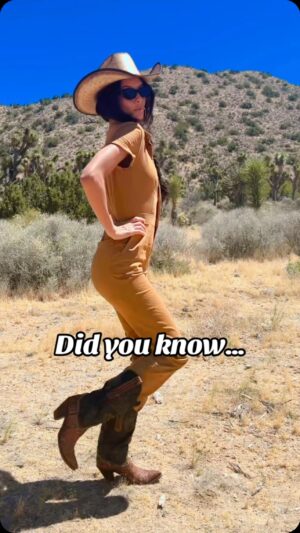 Alice Greczyn Instagram - #DidYouKnow? 🤠 #CountryLineDancing became popularized by #70sdisco but originated in the 1950s #AmericanWest, when the folk dances of European #immigrants met the influence of #country and #western music! 🎶 

Also, no idea which #linedance my body remembers, but Will Smith’s #WildWildWest brought it out of me! 😂 Do you know this dance?
•
•
•
#historyfunfacts #countryroots #linedancing #meltingpot #disco #country #folk #funfacts #americanhistory #dance #dancehistory #countrygirl #desertgirl #westerngirl #western #jumpsuitbaby