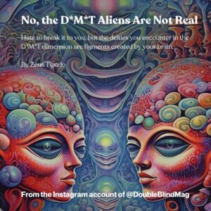 Alice Greczyn Instagram - New blog post! I have also met the D*M*T* aliens. 😂👽 Furthermore, I’ve communicated with The Swirls. IYKYK. While some people, like this post (swipe!) from @doubleblindmag points out, interpret the consistencies of D*M*T* trips as affirmation that users are “tapping into” a real realm, writer and neuroscientist @tipado offers us another way of looking at it. His curiosity makes me feel seen, as I hope my writing makes other people feel seen.

One of my greatest joys, and one of my deepest senses of purpose, is to demystify the mystical. I understand why it can feel like unkind or embittered hole-poking to others. That’s an unfortunate ramification I am still learning to try and fine-tune yet…it also isn’t my responsibility how others interpret my words—nor my omissions.

I seem to have unsettled many who have gotten used to me critiquing religion but are unused to me critiquing spirituality. My critiques of both are nothing new. I’ve been blogging publicly about these topics since 2009.

I recently told a friend that I often spend around 1,000 words of any blog post attempting to cushion what I really mean to say with disclaimers and other digestives that I hope might appease those who can’t (or won’t) as readily understand my perspective. I’m trying to do less of that, for it’s starting to feel like apologizing for my truth. Others, especially spiritual people, so rarely apologize for theirs, nor do I see them cushioning their broad statements about souls and the like to the soulless like me. Why am I trying so hard not to offend those who may never understand, nor have compassion for, my soulless worldview?

Especially because I know my view is needed. 🥰

👉🏼 Link in bio to #Unaccountable, my blog on Substack that’s totally free to read! I wrote this piece to have as a reference for when I unintentionally hurt spiritual people with my scientific inquiries. In short: My motives are love, just like theirs. Read it in full.

#atheist #atheistsofinstagram #secularspirituality #spirituality #psychadelic #psychadelictherapy #religioustrauma