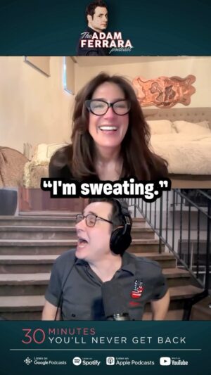 Alicia Coppola Instagram - Awesome to have my friend, writer, director and costar of Why Women Kill, @alicia_coppola, on the podcast. Her new short film, And You Are? stars Jane Seymour. Check out the whole @theadamferrarapodcast, 30 Minutes You’ll Never Get Back, at the link in my bio. #podcast #podcasting #acting #actor #writer #director