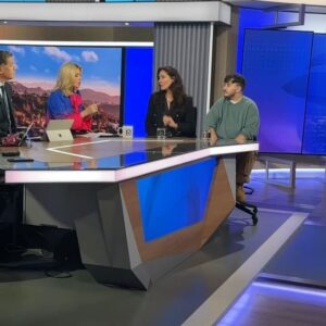 Alicia Coppola Instagram - A little throwback to #anotherworld and mama @lindadano and @zachbarack beautifully representing our short film And You Are…? On @ktla5news this morning! Thank you for inviting us and for your support!
See full interview in my bio!!!