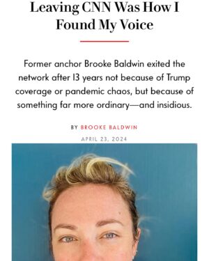 Alicia Garza Instagram - Beautiful brave piece by my friend @brooke_baldwin on why she left @cnn … but this story is actually bigger than that, a story about women and work and the patriarchy. Brooke was one of the first people I ever talked to on TV — she was a gem in the industry, a real journalist with heart. Huddling with you Brooke — thank you for finding your voice and helping us all find ours too.