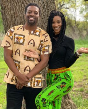 Alicia James Instagram - I love my African King 👑
#african 🇰🇪 #american 🇺🇸 #wedding #husbandandwife
.
.
.
First graduate from the non profit I support got married! So we represented his African side in Texas 🇰🇪 Swipe left if you love “Coming to America”-“Woof!” 🤪😉😆