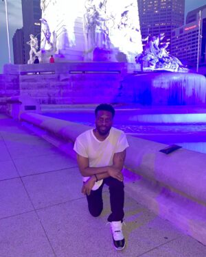 Alicia James Instagram - It’s after midnight eastern time but still our day in Cali. It’s the first time we’ve been in our hometown on our anniversary since we got married! Happy 14th wedding anniversary to my forever husband, lover, best friend, first after God, prayer warrior, partner, and everything else. Thank you for a filled day of fun in Indy. Especially going back where he proposed 15 years ago and reenact our proposal in the same spot where he got on one knee 😢. That never gets old 💖 #itsouranniversary #isaidyes #14years  #husbandandwife #loveIndy #ourindytrip #naptown #monumentcircle #massaveindy #swipeleft
