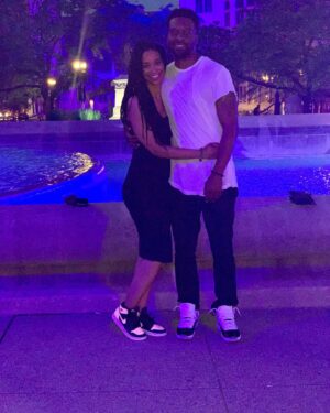 Alicia James Instagram - It’s after midnight eastern time but still our day in Cali. It’s the first time we’ve been in our hometown on our anniversary since we got married! Happy 14th wedding anniversary to my forever husband, lover, best friend, first after God, prayer warrior, partner, and everything else. Thank you for a filled day of fun in Indy. Especially going back where he proposed 15 years ago and reenact our proposal in the same spot where he got on one knee 😢. That never gets old 💖 #itsouranniversary #isaidyes #14years  #husbandandwife #loveIndy #ourindytrip #naptown #monumentcircle #massaveindy #swipeleft
