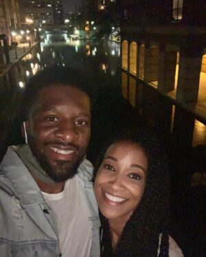 Alicia James Instagram - It’s after midnight eastern time but still our day in Cali. It’s the first time we’ve been in our hometown on our anniversary since we got married! Happy 14th wedding anniversary to my forever husband, lover, best friend, first after God, prayer warrior, partner, and everything else. Thank you for a filled day of fun in Indy. Especially going back where he proposed 15 years ago and reenact our proposal in the same spot where he got on one knee 😢. That never gets old 💖 #itsouranniversary #isaidyes #14years  #husbandandwife #loveIndy #ourindytrip #naptown #monumentcircle #massaveindy #swipeleft