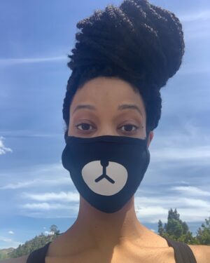 Alicia James Instagram - I’ve worn this mask so many times during this pandemic and the response I get is oh that’s so cute. But not Saturday. As I was walked through Costco, I got more stares with looks that wonder if I’m wearing it as a statement as my tall black husband walked next to me. I wasn’t but yes. I am sad. I’m numb. I’m hurt. I’m angry. It’s not freaking fair. But even though I’m hurting and in pain for our people, I still have to love as Jesus would want me to do. And that’s EXTREMELY hard to do even as a believer #justsayin #helpmeLord #justiceforgeorgefloyd #thisisntfair #georgefloyd #notonemore black lives matter 😔