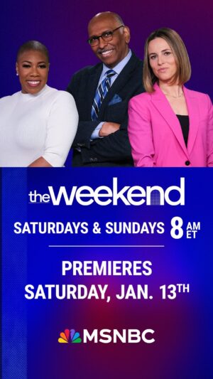 Alicia Menendez Instagram - Get your 🍩 and ☕️ ready! The Weekend on MSNBC premieres Saturday, January 13th at 8am ET with @Chairman_Steele, @SymoneDSanders and @AliciaMenendezxo.
