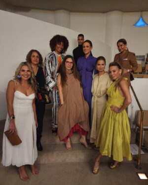 Alicia Menendez Instagram - Come for the Latino fashion (including @ethosconcept’s designs!), stay for @nathaliemolinanino’s super-connecting & @chefgraceramirez’s infectious enthusiasm for…well, everything (see last slide 💛👗) #latinignition2023