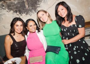 Alicia Menendez Instagram - So many friends in one room. Thank you @laurenwesleywilson @abbydphillip for giving us a reason to celebrate. #politicsandinclusion 💚