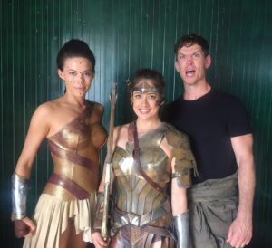 Alicia Vela-Bailey Instagram - For some reason this popped up on my phone today. And it made me smile. I love this photo with @nat_pad and Antal! #tbt #funmemories #wonderwoman #stunts 🤗