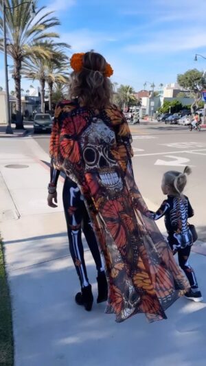 Alicia Vela-Bailey Instagram - Such a beautiful Halloween this year! So many fun memories were made. Hope everyone had a wonderful and Happy Halloween 🧡💀🧡