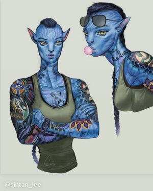 Alicia Vela-Bailey Instagram - Some of the awesome artwork I’ve seen by @avatar fans. 🤗 thank you all, your amazing!