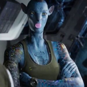 Alicia Vela-Bailey Instagram - Pop! 
Thanks @avatarseaofblue for sending me this pic. 🤗 
.
.
.
#zdinarsk #bubblegum #avatar #avatarthewayofwater #recoms #dejablue #whysoblue