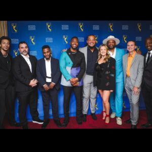 Alicia Zubikowski Instagram - Our 1st @thesportsemmys as a Pivot Family and the fellas looked sharp! 

Thank you to all our peers, colleagues and the Academy of Television for nominating us, recognizing our work and considering our platform one of the best in the industry. As a Podcast, to break into the world of television and receive the nomination for Outstanding Hosted Edited Series joining legendary shows like @hbo Real Sports and E60 is a honor we don’t take lightly. Being amongst so many talented creators and filmmakers last night was humbling yet motivating. A time was had & We are grateful. 

So grateful that we woke up super early today and got right back at it…back on our Pivot filming with compelling guests, having impactful conversations and continuing to create unique content- because in the end, we all have a story to tell. 

Special thanks to our A  team, we have the best people and hardest workers in our Pivot Family and we’re happy to share the night with a few of them. Anybody can Podcast, not everybody Pivot🎬

@realrclark @channingcrowder @fredtaylor @alicia 

#Accept #Adjust #MoveForward