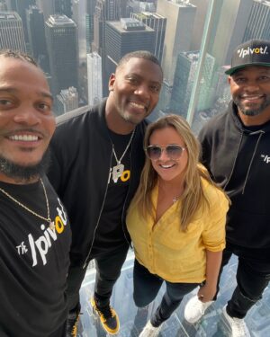 Alicia Zubikowski Instagram - Wow. What a wild 2 years. When we started this show, we knew we had something special but more importantly, we had the right people to Pivot. 

Today, finding out that The Pivot is nominated for an Emmy in the category of Outstanding Hosted Edited Series is truly remarkable and the recognition from our peers and media industry is overwhelming and appreciated. 

It’s been a lot of sleepless nights, early mornings, long drives from state to state and sacrifices but we wouldn’t trade the journey for anything! We’ve redefined the word Pivot and built this from the ground up…people always ask how big our team is and we look around at each other and say: This is us. 

Not enough words to describe the impact of Ryan, Channing and Fred- so much respect and credit for pivoting from football careers to finding the right balance and put their own spin on what this show could be, and ALWAYS being your true selves. Through vulnerability of not being afraid to openly share or show emotion or shed tears or be brutally honest at times, we’ve created a platform people have come to love and respect.

And Extreme gratitude to all of the people and guests who have given us their time, trusted us with their story, laughed with us, cried with us and helped make The Pivot what it is today. In such a short time, we formed a family with our crew, with every person who’s sat with us and all of you who consistently show up on Tuesdays and Fridays to support us. 

Thank you. 
@realrclark @fredtaylor @channingcrowder @alicia 

#pivot #podcast #emmys #sports #nfl