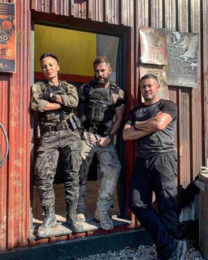 Alin Sumarwata Instagram - ⛽️⁣⁣
6 episodes in the can, 4 to go.⁣⁣⁣⁣⁣
#strikeback #newseason #6months #shootingmarathon #carbon #diesel #debris #heat #sweat #wetsweat #drysweat #allsweat #coffeetea #hvalapuno ⁣#croatia⁣⁣⁣
#novin #wyatt #mac ⁣⁣⁣⁣
Shout out to our immensely hardworking crew that keep storming through all the rain, hail and⁣⁣⁣
☀️☄️💥☄️🔥☄️⁣ #itsnotovertilitsover ⁣⁣⁣⁣⁣
⁣⁣⁣⁣⁣
⁣⁣⁣⁣⁣