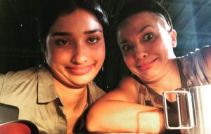 Alin Sumarwata Instagram - It’s not right that I’m away from this huneypot on #pankcakeday ... or any day really 😞😢🧡 @veesethu #chetters #spacebar #cribface #cribdaze #strikeback #finalseason UK Premier tonight 9pm @skytv Enjoy 🥞💥