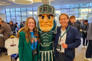 Alina Morse Instagram - BNVC 24' recap (ft. my MSU Green suit)

Super fun event w/ great friends!

Pc: @abbietownleyphotography_

#entrepreneurlife #entrepreneur #ceo #womenownedbusiness #businesswoman #pitchcompetition #zollicandy #zollismiles #zerosugarcandy #studententrepreneur #college #michiganstate #sparty