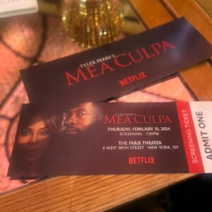 Alise Willis Instagram - Mea Culpa Premiere 🍿🎞️

The entire cast killed it. This movie is so sexy, and the ending caught me by surprise. Catch it on @netflix February 23rd, you won’t be disappointed 😉

Thank you @tylerperry and @netflix ♥️

#premiere #actress #tylerperry #netflix #nyc #redcarpet