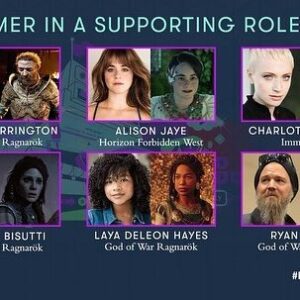 Alison Jaye Horowitz Instagram - WHATTTTTTTTTT DOGG ‼️‼️‼️‼️‼️I have a million things to say and feelings are bursting out of every crevice of my body /// but for now ill run around and continue to sweat and explode /// Thank you endlessly @bafta for this nomination and to my team at @guerrillagames for giving me the chance to bring Alva to life. 🤍Alva forever 🤍🏹🏹🏹🏹🏹🏹🏹🏹🏹🏹🤍🤍🤍🤍🤍🤍🤍🤍🤍LETSSS GO BABBBBBYYYYYYY ❣️