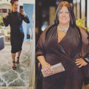 Alison Law Instagram - Love both of these pictures 🤩 obviously much healthier now but 🔥🔥🔥🔥 before and after, never having a problem with the way I look... I think confidence comes from the burning flame within and I've always had it in abundance. Call it a gift that I've worked hard to give myself because I know my worth and worth isn't down to my dress size 🙌🏼 

#confident #confidence #confidentwomen #selfworth #selfbelief #selflove #selfcare #myworth #ibelieve #instagoals #weightlosstransformation #fitnessgoals #bypassed #bypasssurgery