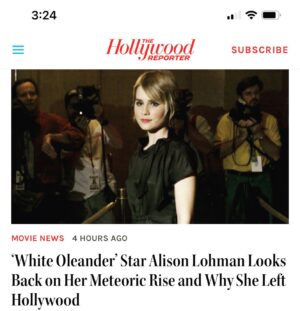 Alison Lohman Instagram - Thank you to @christophergardner at the @hollywoodreporter for a wonderful interview💗

CLICK LINK IN BIO

#Movies #Film
#WhiteOleander
#DragMeToHell
#MatchstickMen
#Flicka
#Beowulf
#BigFish
#Acting
#ActingCoach