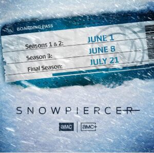 Alison Wright Instagram - Seasons 1,2,3 and 4! 

For my fellow Brits ❄️ and #Snowpiercer Fans all over the world ❄️ Crossing fingers there’ll be good news soon about where & when you will find it outside the US. 🙏🙏

#snowpiercer #snowpiercertv 
#finalseason #amc #amcplus
