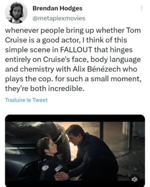 Alix Bénézech Instagram - j'ai reçu un 7ème Prix d'interprétation pour mon travail sur le long métrage TOM ET LUCE réalisé par Paule Muxel ✨

Thank you @krimsonhoryzoniff

Thank you so much Brendan Hodges for your kind words regarding @missionimpossible Fallout ❤️

Congratulations @tomcruise for your Award and your wonderful and inspiring speech at @producersguild 👏👏👏

#tometluce #cinema #awardwinning #film #feature #alixbenezech #alixbénézech
alixbenezech
