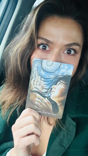 Aliyah O'Brien Instagram - WHAT YOU WANT, WANTS YOU ⚡️

Trust.

Felt called to do an impromptu oracle card reading while waiting for the ferry.
If you’re reading this…it’s meant for you 🥰

Sacred Rebels deck by @alana_fairchild 
Incredible art by @autumnskyeart (she also has a gorgeous deck) 😍

Let me know if it resonates??

I forgot to speak to it in the video, but this very much lands for me 🙌
No second bests!
Full deserving of my heart’s highest desires, dreams and passions!!
What I want, wants me 🥰

Give yourself permission to feel your passions…NOW❤️‍🔥

Loving you 💋 

#sacredrebelsoracle #autumnskyemorrison #autumnskyeart #cardreading #followyourpassion #sayyesnow #trustyourintuition #haveablast #whatyouwantwantsyou