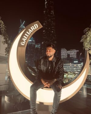 Allan Guedj Instagram - dark night in dubai 🌑