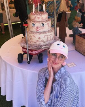 Allegra Edwards Instagram - As I get older, all I want to do is puppets-rainbows-flowers-repeat. Reverse aging. Thank you for the birthday love. It was really sweet. 💕