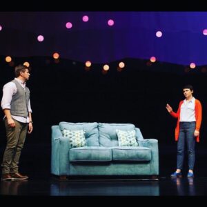 Allen Leech Instagram - When you buy a piece of furniture for the green room @GeffenPlayhouse without Ginny's consent!