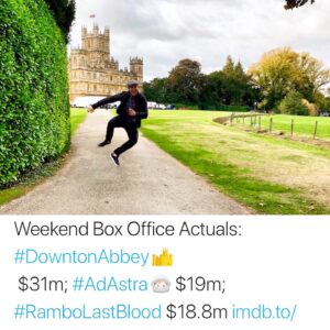 Allen Leech Instagram - Feel very proud of all the cast and crew and all involved for this phenomenal achievement. Thank you to all the fans worldwide, your support and the love you’ve shown for @downtonabbey_official