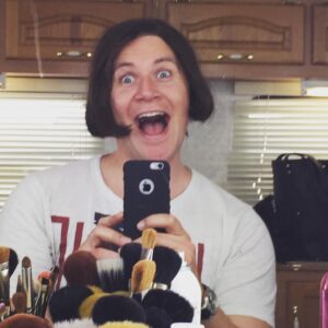 Allen Leech Instagram - Only joking it's me in a wig!! #scary @theladydockers